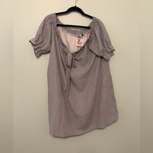 NWT Perfectly Priscilla Blue and White Stripe Dress